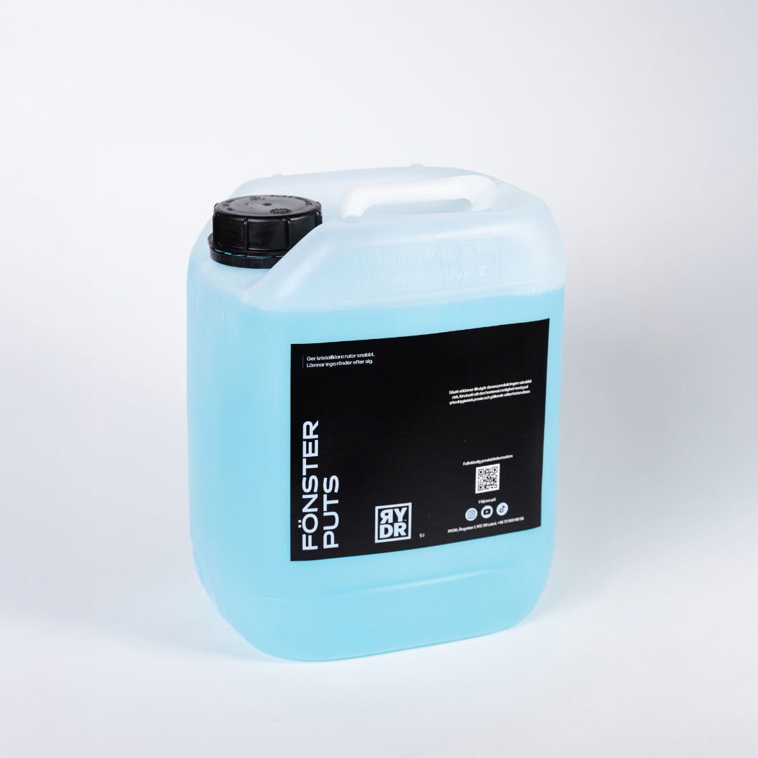 5L dunk med blå RYDR Fönsterputs